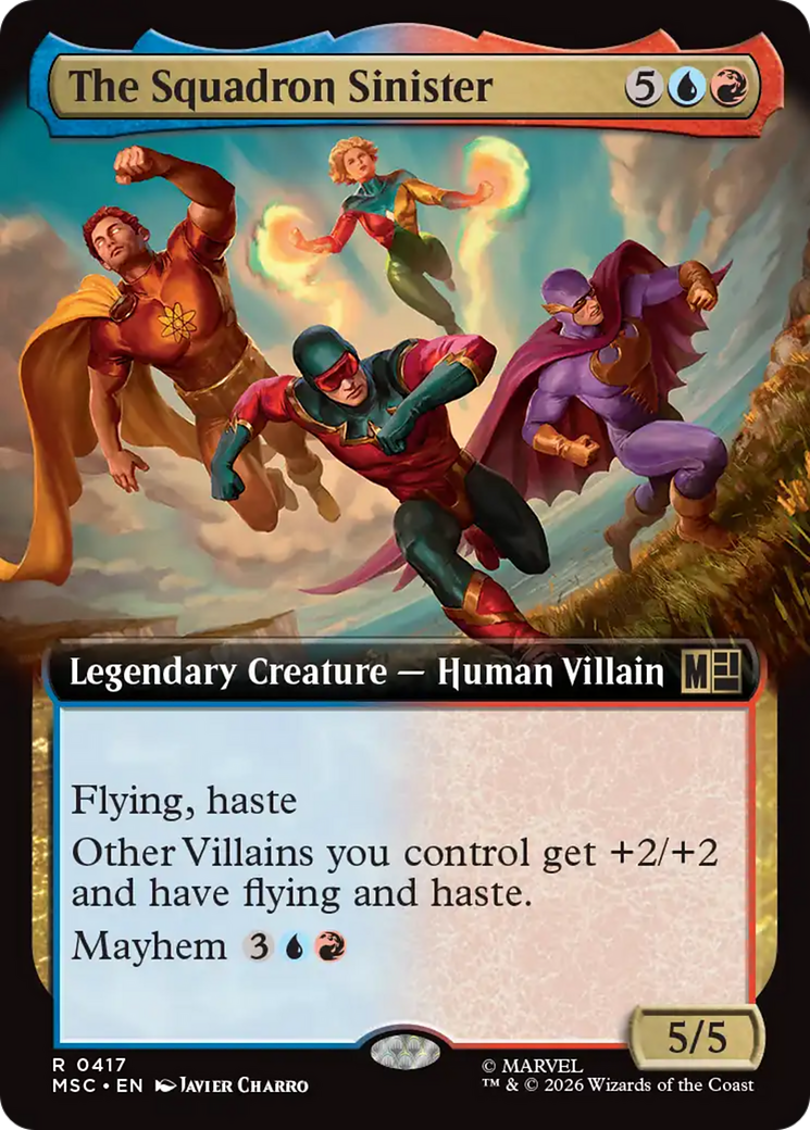 The Squadron Sinister (Extended Art) [Marvel Super Heroes Commander] | Jack's On Queen