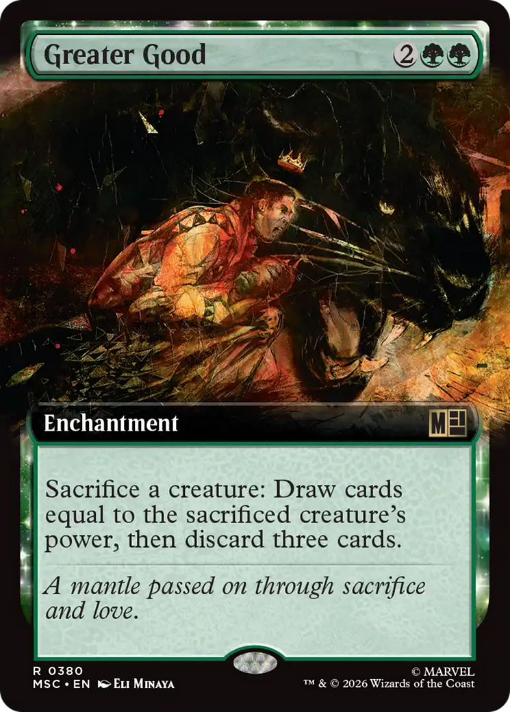Greater Good (Extended Art) [Marvel Super Heroes Commander] | Jack's On Queen