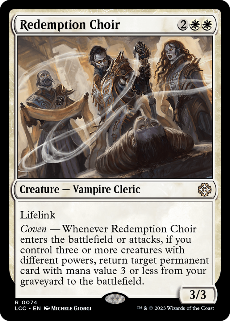 Redemption Choir [The Lost Caverns of Ixalan Commander] | Jack's On Queen