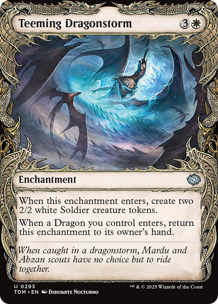 Teeming Dragonstorm (Showcase) [Tarkir: Dragonstorm] | Jack's On Queen
