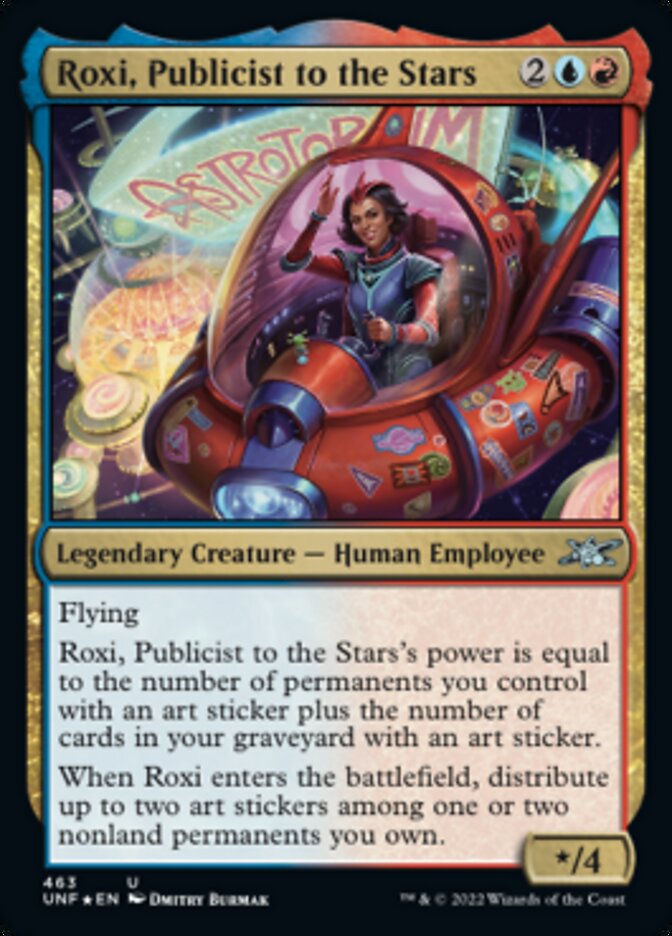 Roxi, Publicist to the Stars (Galaxy Foil) [Unfinity] | Jack's On Queen