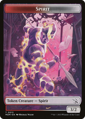 Monk // Spirit (13) Double-Sided Token [March of the Machine Tokens] | Jack's On Queen