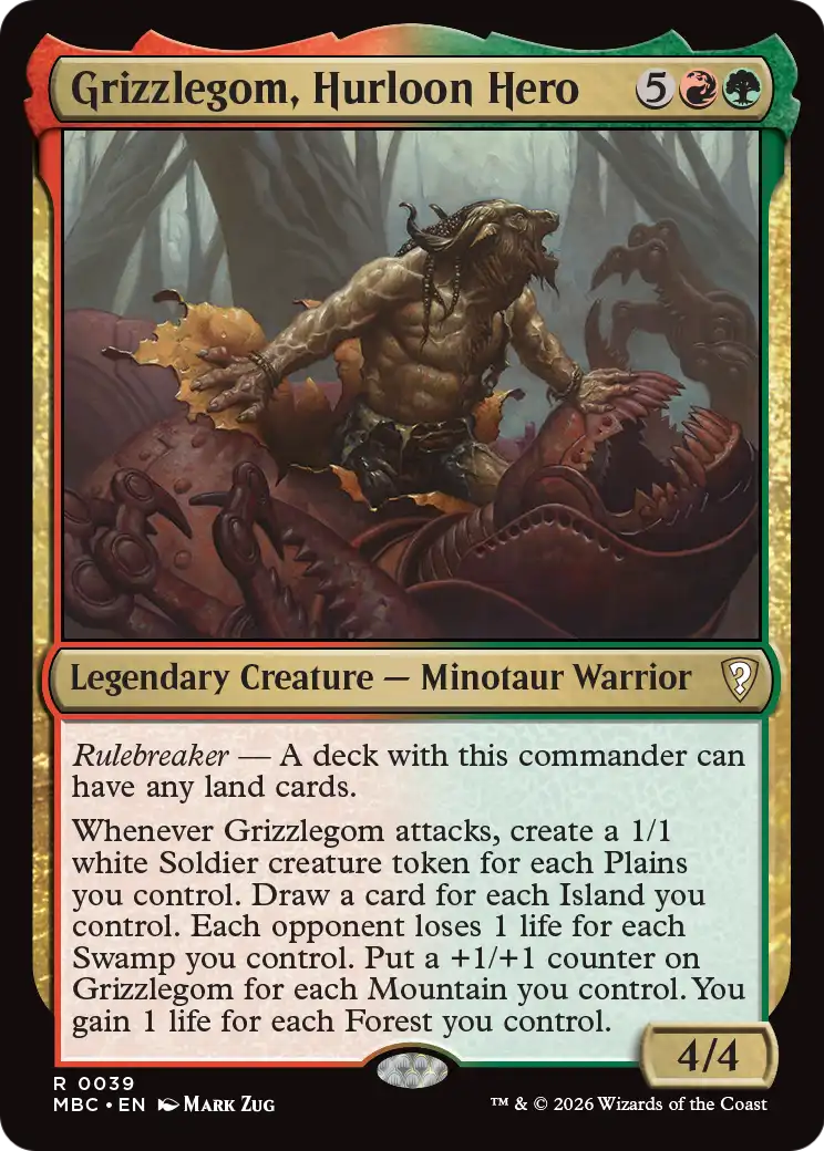 Grizzlegom, Hurloon Hero [Mystery Booster: Commander Edition] | Jack's On Queen