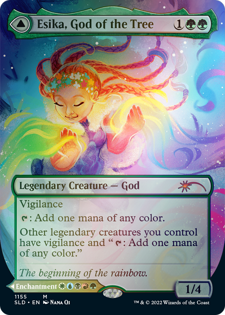 Esika, God of the Tree // The Prismatic Bridge (Borderless) [Secret Lair: From Cute to Brute] | Jack's On Queen