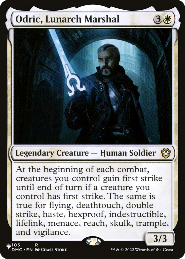 Odric, Lunarch Marshal (DMC) [The List] | Jack's On Queen