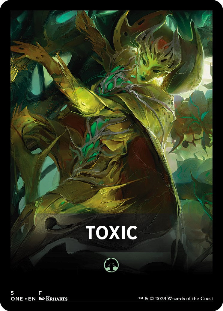 Toxic Theme Card [Phyrexia: All Will Be One Tokens] | Jack's On Queen