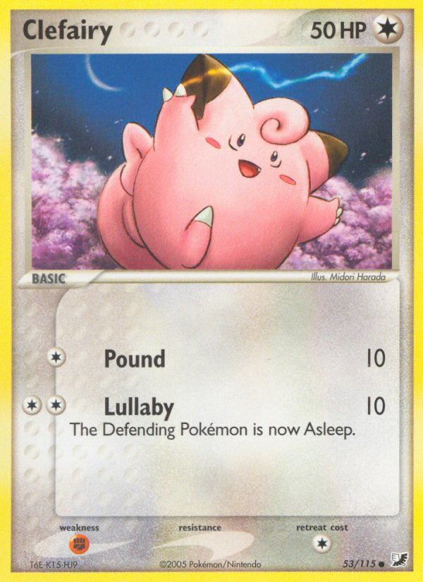 Clefairy (53/115) [EX: Unseen Forces] | Jack's On Queen