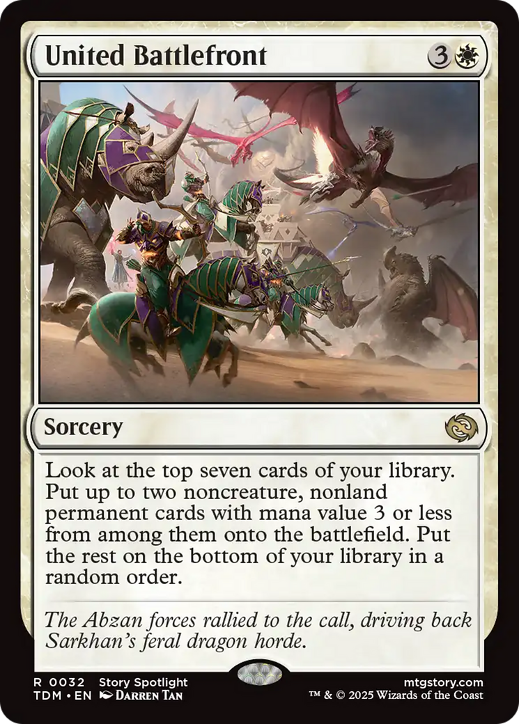 United Battlefront [Tarkir: Dragonstorm] | Jack's On Queen