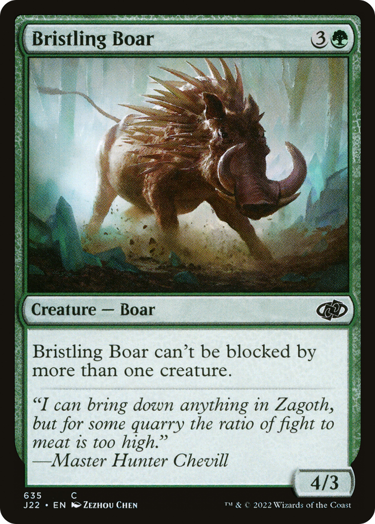 Bristling Boar [Jumpstart 2022] | Jack's On Queen
