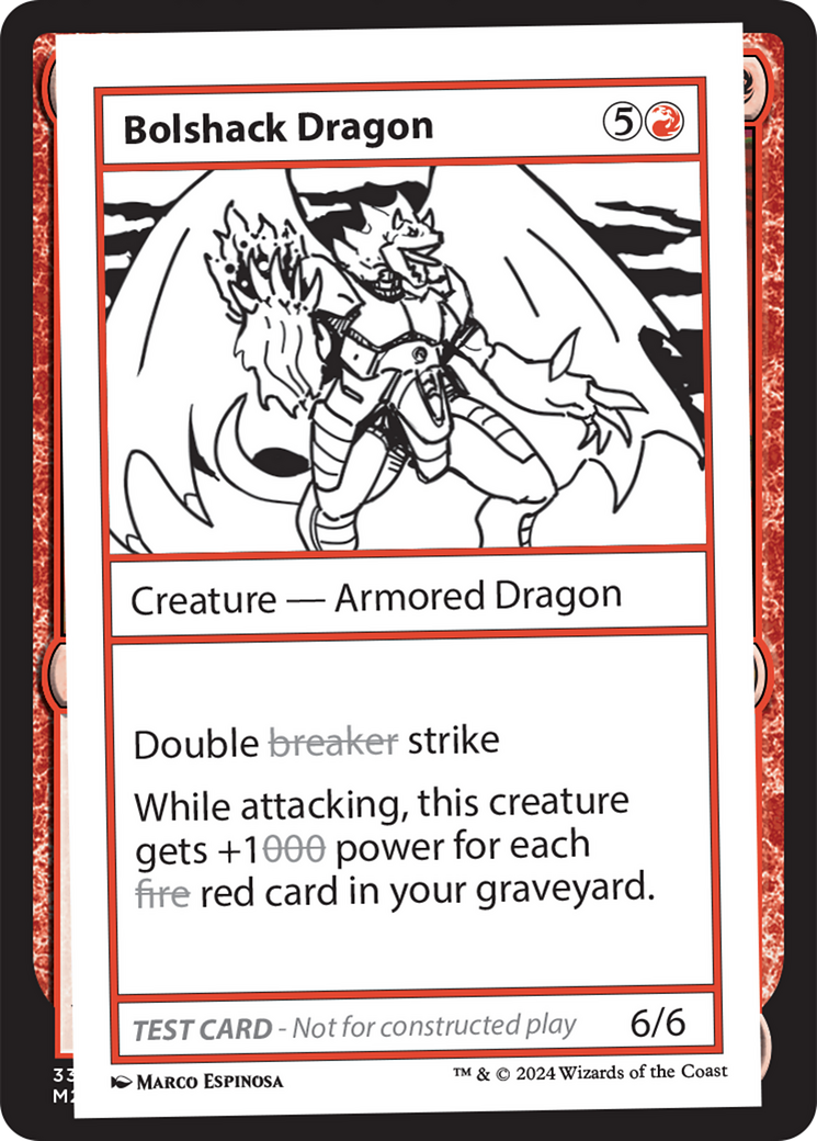 Bolshack Dragon [Mystery Booster 2 Playtest Cards] | Jack's On Queen