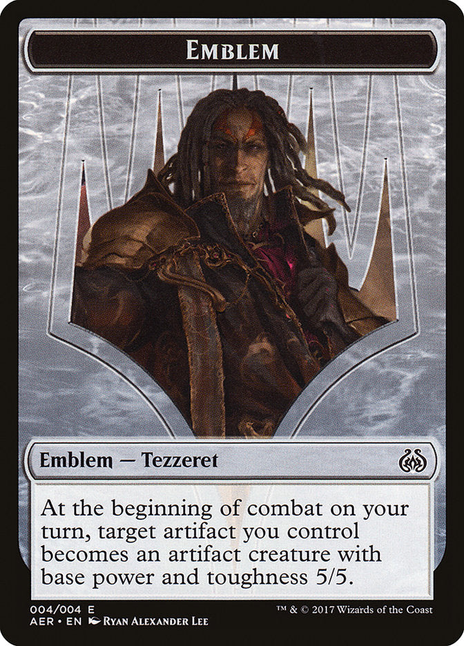 Tezzeret the Schemer Emblem [Aether Revolt Tokens] | Jack's On Queen