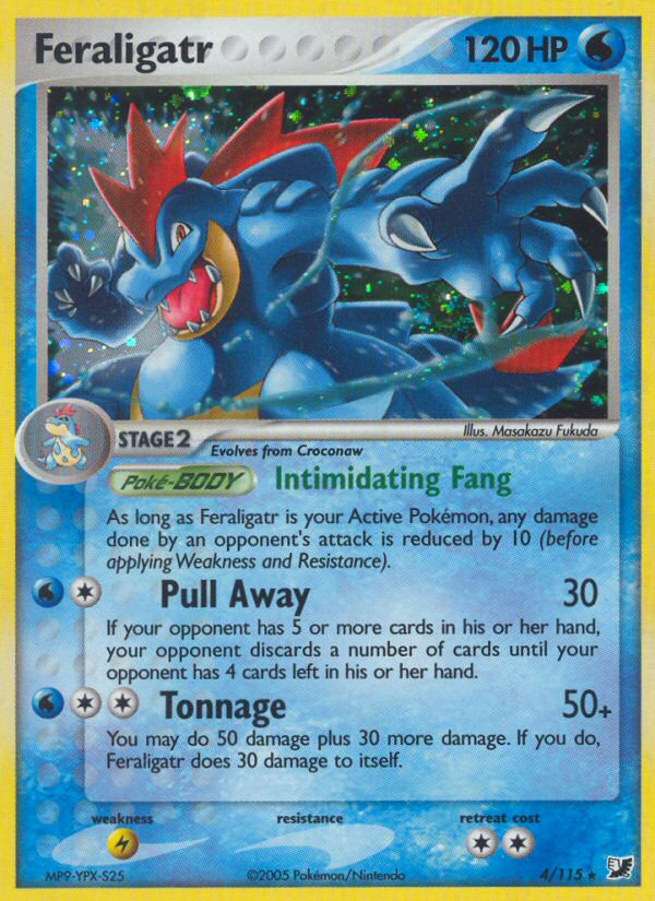 Feraligatr (4/115) [EX: Unseen Forces] | Jack's On Queen