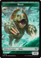 Thopter // Beast (0006) Double-Sided Token [Edge of Eternities Commander Tokens] | Jack's On Queen
