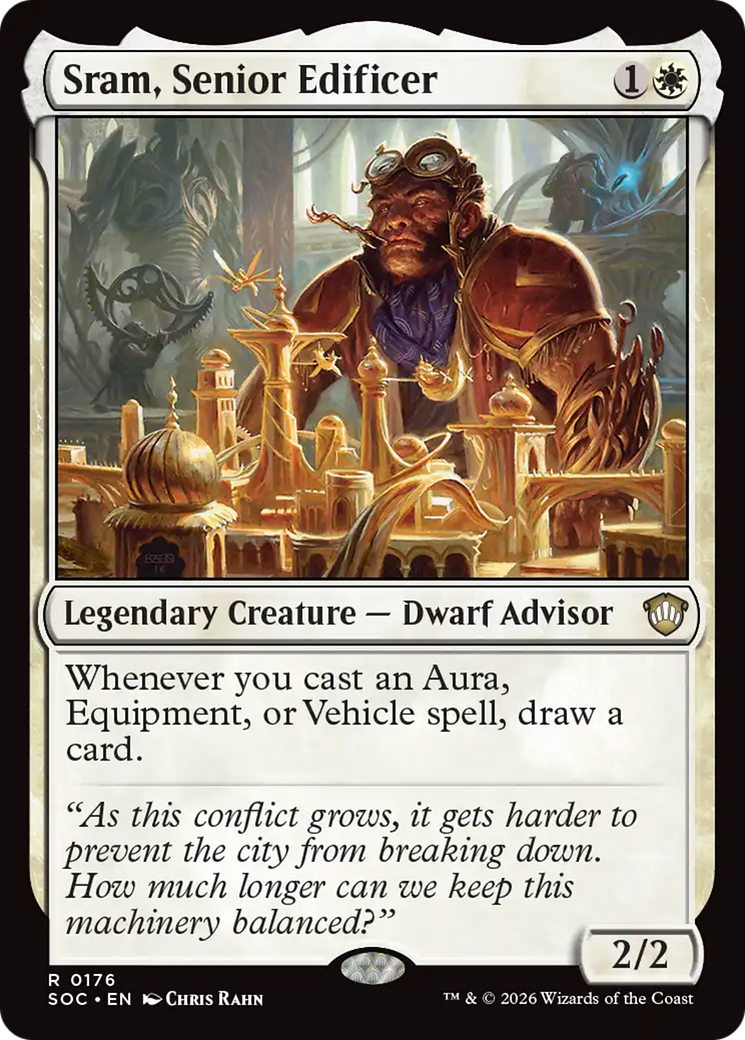 Sram, Senior Edificer [Secrets of Strixhaven Commander] | Jack's On Queen