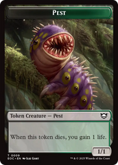 Copy // Pest Double-Sided Token [Edge of Eternities Commander Tokens] | Jack's On Queen