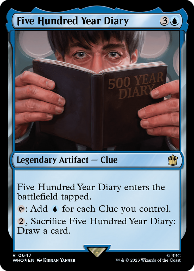 Five Hundred Year Diary (Surge Foil) [Doctor Who] | Jack's On Queen