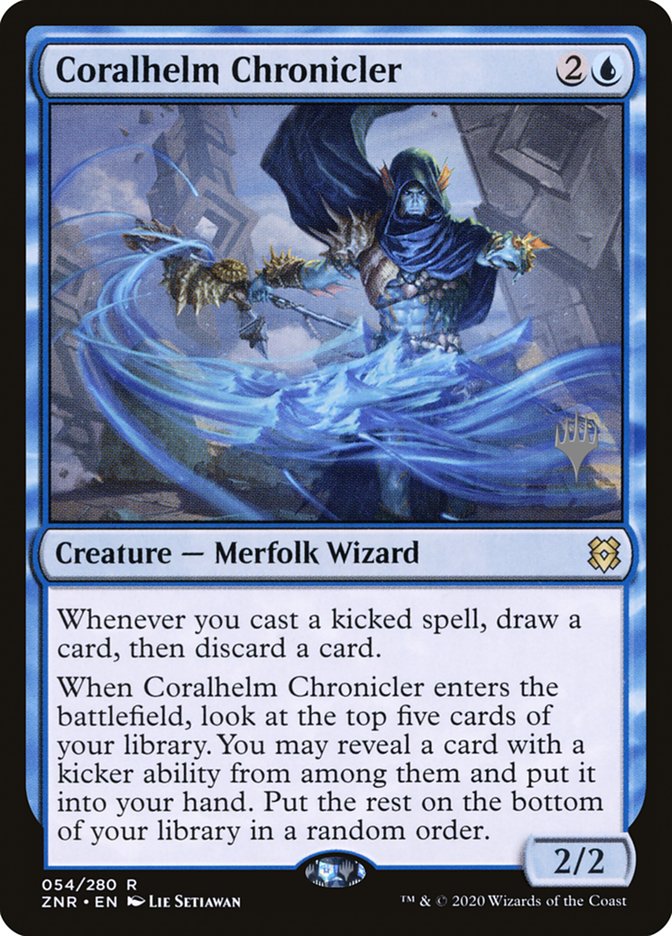 Coralhelm Chronicler (Promo Pack) [Zendikar Rising Promos] | Jack's On Queen