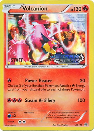 Volcanion (XY145) (Staff) [XY: Black Star Promos] | Jack's On Queen