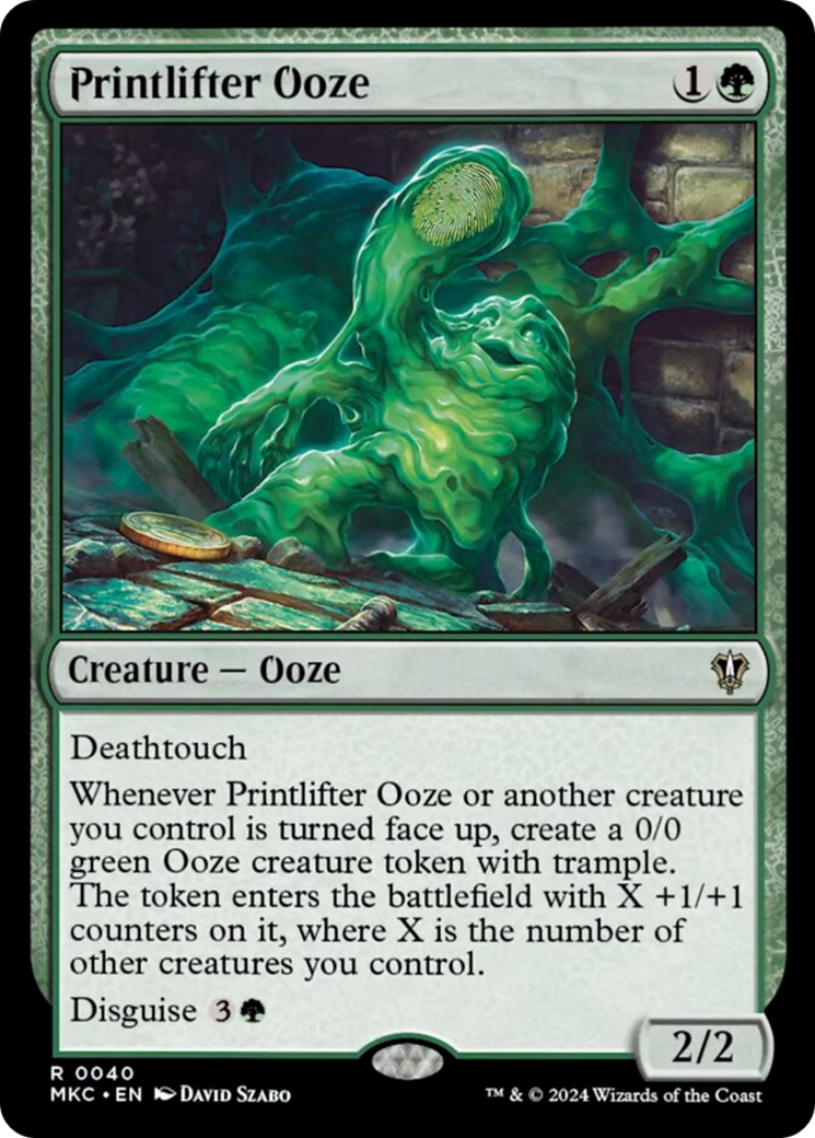 Printlifter Ooze [Murders at Karlov Manor Commander] | Jack's On Queen