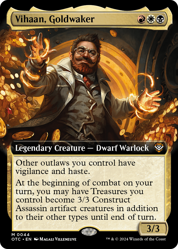 Vihaan, Goldwaker (Extended Art) [Outlaws of Thunder Junction Commander] | Jack's On Queen