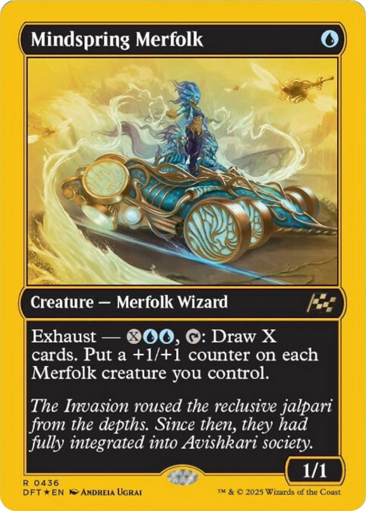 Mindspring Merfolk (First-Place Foil) [Aetherdrift] | Jack's On Queen