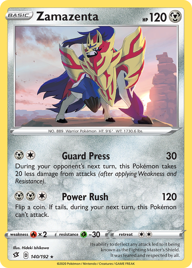 Zamazenta (140/192) [Sword & Shield: Rebel Clash] | Jack's On Queen