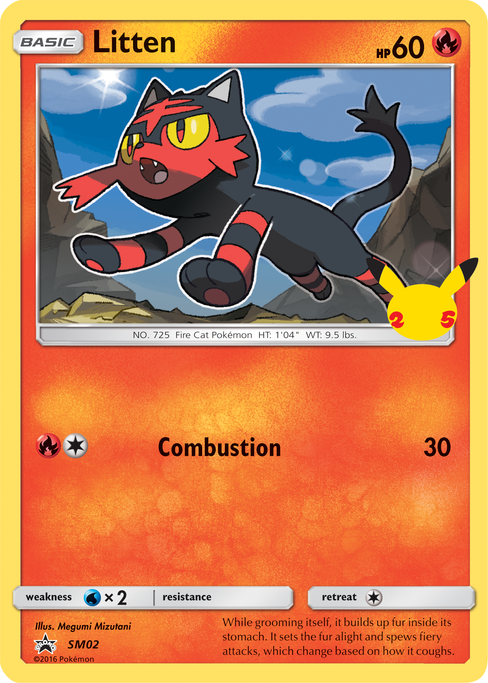 Litten (SM02) (Jumbo Card) [First Partner Pack] | Jack's On Queen