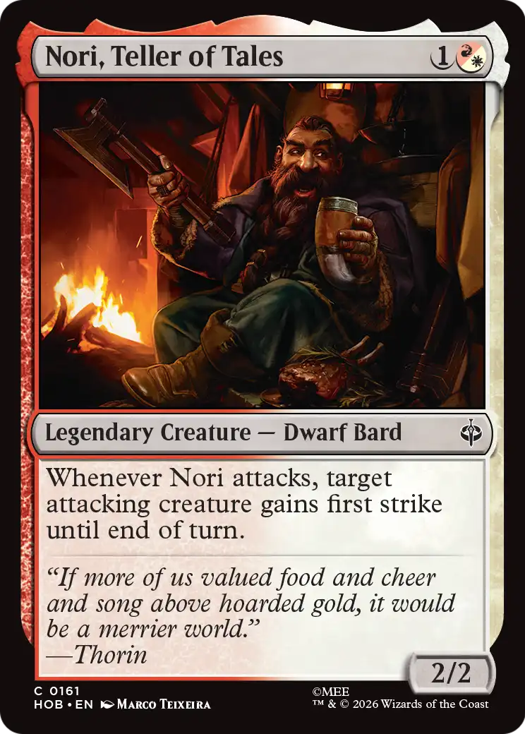 Nori, Teller of Tales [The Hobbit] | Jack's On Queen