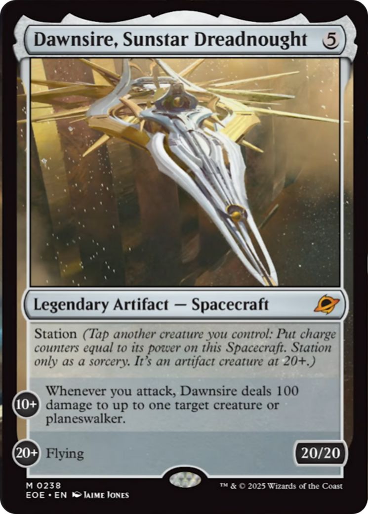 Dawnsire, Sunstar Dreadnought [Edge of Eternities] | Jack's On Queen