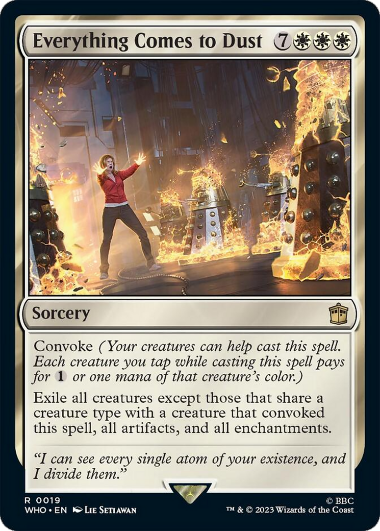 Everything Comes to Dust [Doctor Who] | Jack's On Queen