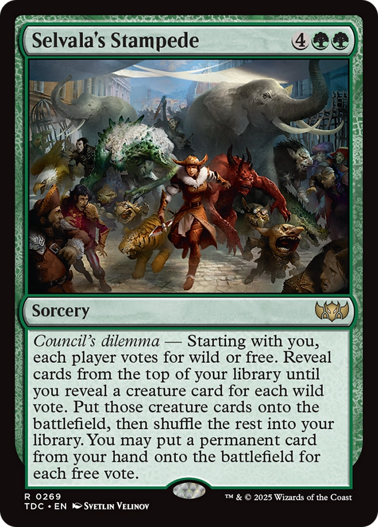 Selvala's Stampede [Tarkir: Dragonstorm Commander] | Jack's On Queen