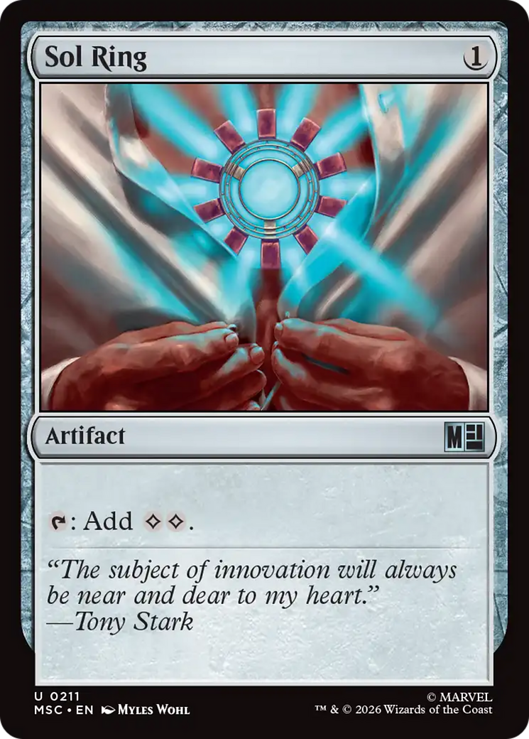 Sol Ring [Marvel Super Heroes Commander] | Jack's On Queen