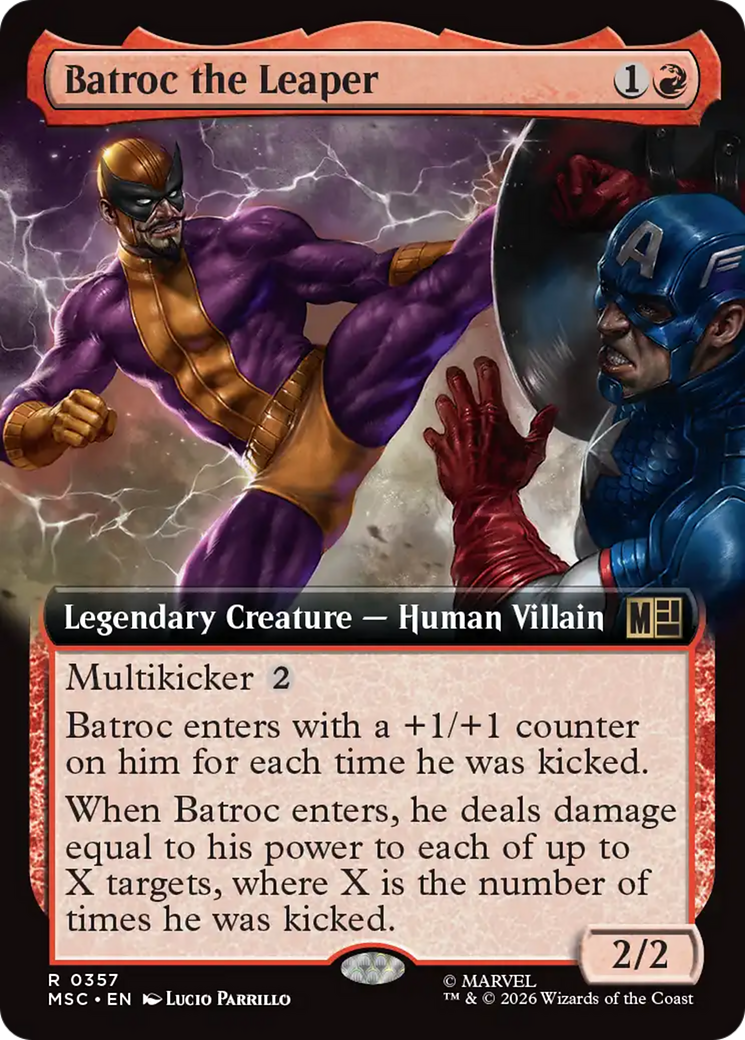Batroc the Leaper (Extended Art) [Marvel Super Heroes Commander] | Jack's On Queen