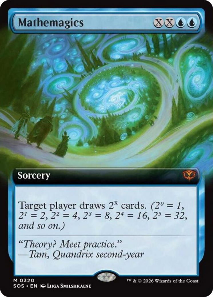 Mathemagics (Extended Art) [Secrets of Strixhaven] | Jack's On Queen