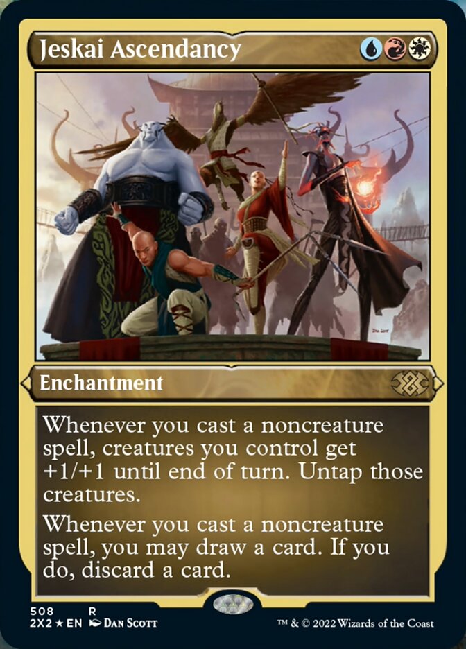 Jeskai Ascendancy (Foil Etched) [Double Masters 2022] | Jack's On Queen