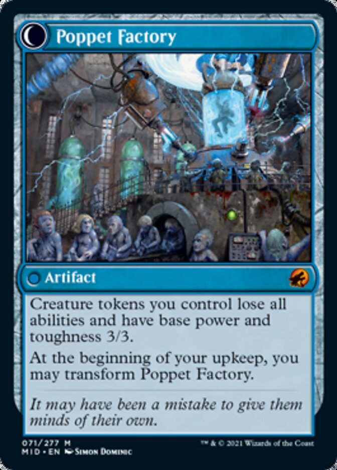 Poppet Stitcher // Poppet Factory [Innistrad: Midnight Hunt] | Jack's On Queen