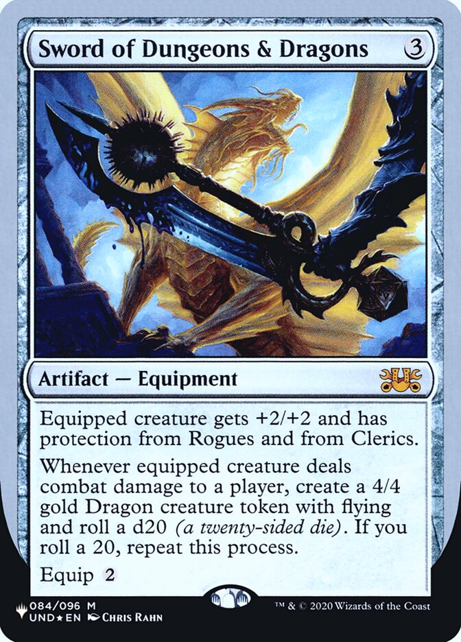 Sword of Dungeons & Dragons (Unfinity Foil Edition) [The List] | Jack's On Queen