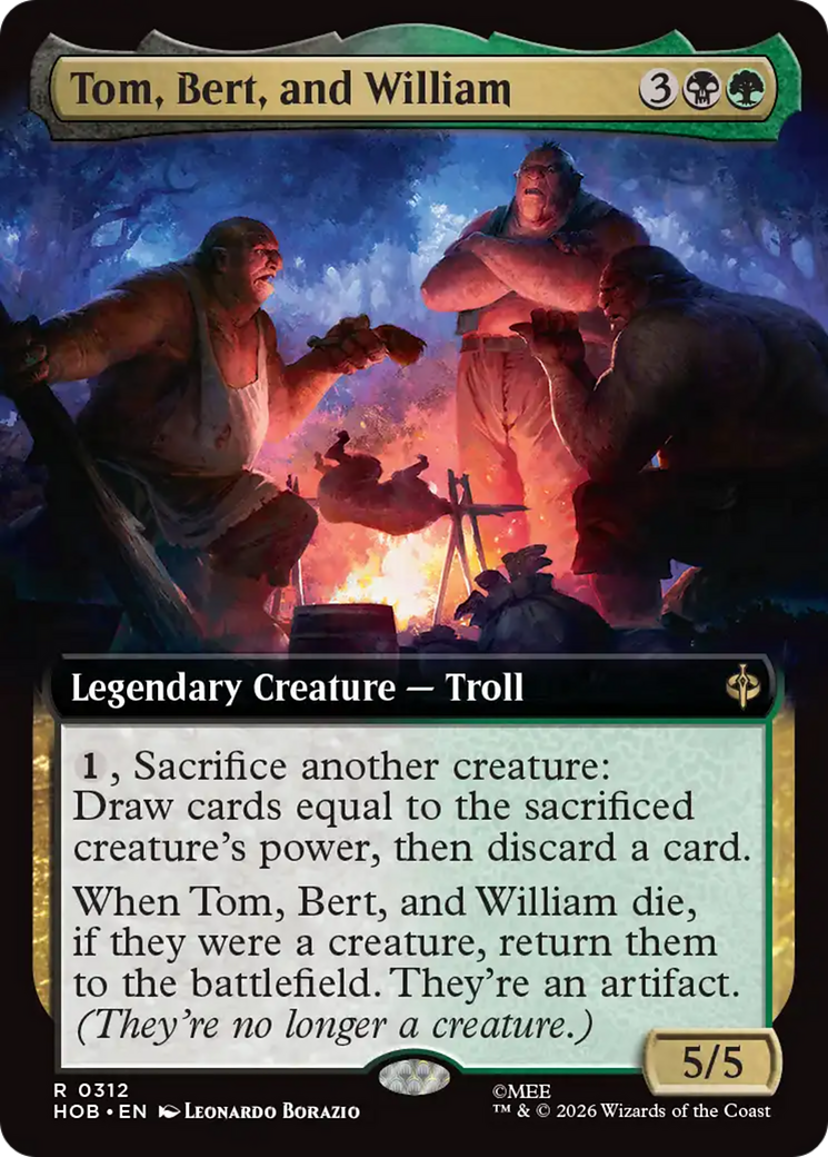 Tom, Bert, and William (Extended Art) [The Hobbit] | Jack's On Queen