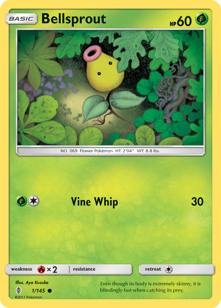 Bellsprout (1/145) [Sun & Moon: Guardians Rising] | Jack's On Queen