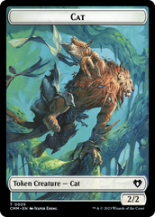 Treasure // Cat (0005) Double-Sided Token [Commander Masters Tokens] | Jack's On Queen