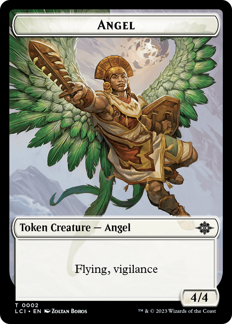 Gnome // Angel Double-Sided Token [The Lost Caverns of Ixalan Tokens] | Jack's On Queen