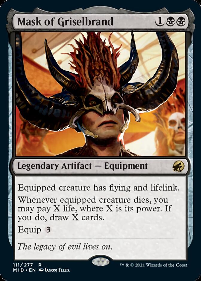 Mask of Griselbrand [Innistrad: Midnight Hunt] | Jack's On Queen