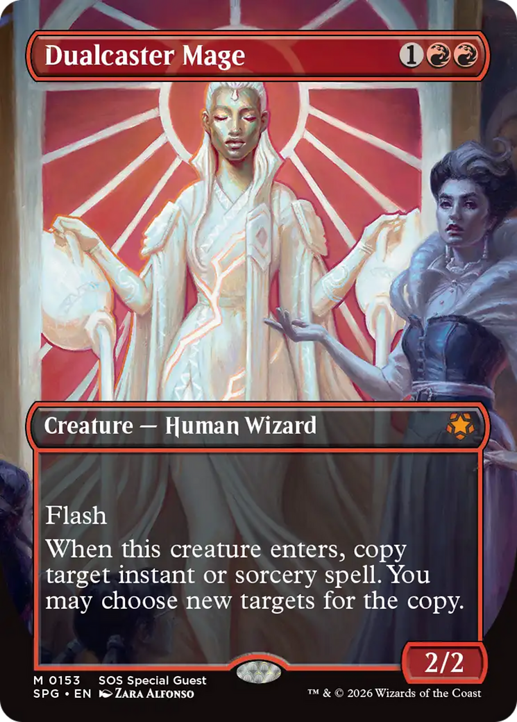 Dualcaster Mage (Borderless) [Secrets of Strixhaven Special Guests] | Jack's On Queen