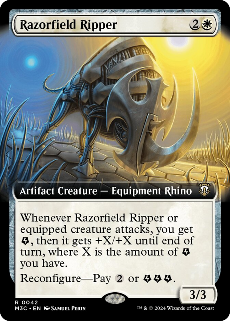 Razorfield Ripper (Extended Art) (Ripple Foil) [Modern Horizons 3 Commander] | Jack's On Queen