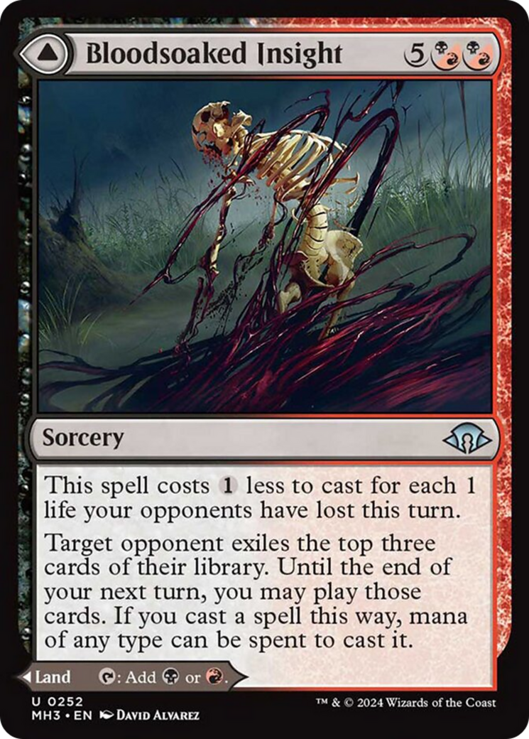 Bloodsoaked Insight // Sanguine Morass [Modern Horizons 3] | Jack's On Queen