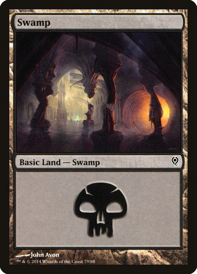 Swamp (79) [Duel Decks: Jace vs. Vraska] | Jack's On Queen