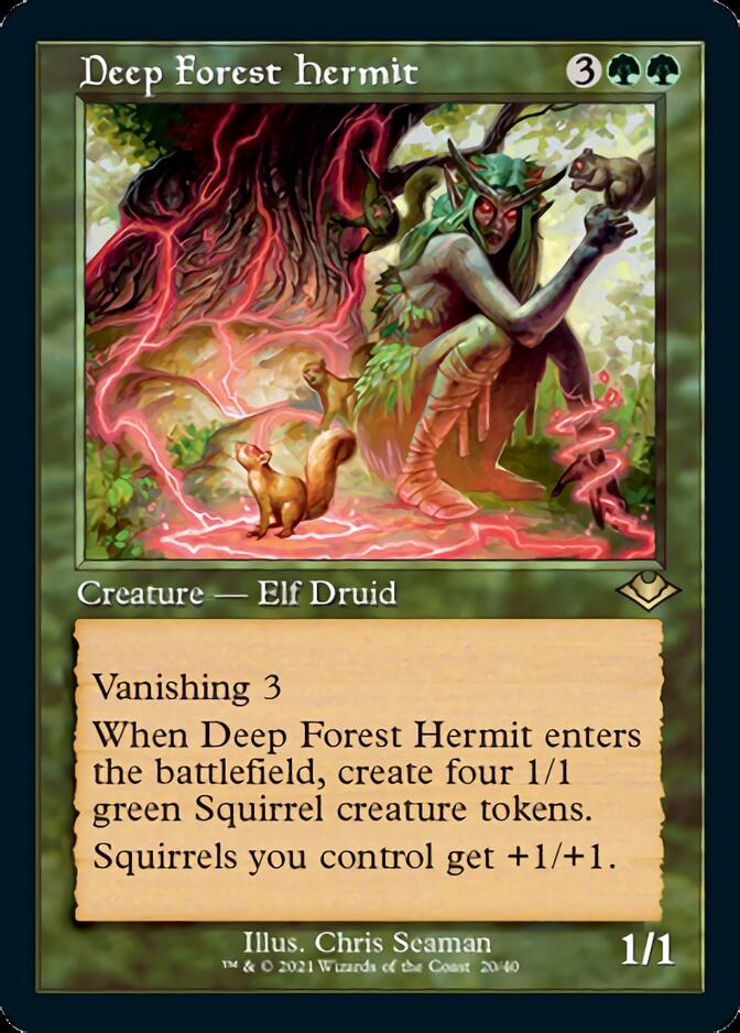 Deep Forest Hermit (Retro Foil Etched) [Modern Horizons] | Jack's On Queen
