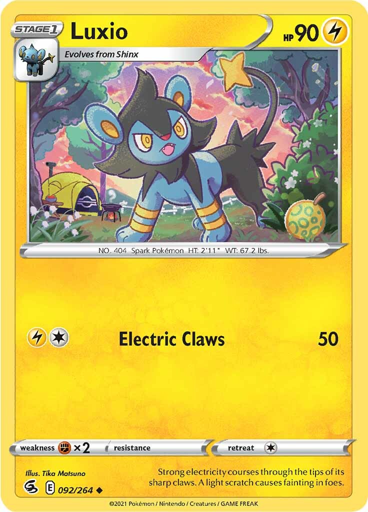 Luxio (092/264) [Sword & Shield: Fusion Strike] | Jack's On Queen