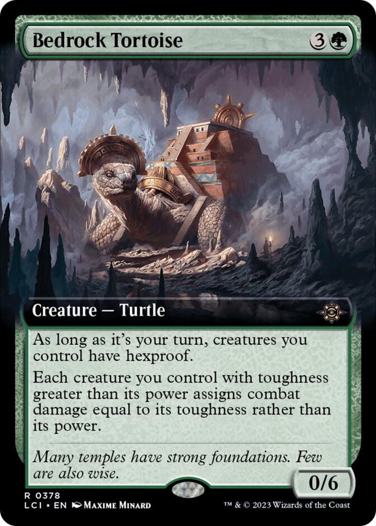 Bedrock Tortoise (Extended Art) [The Lost Caverns of Ixalan] | Jack's On Queen