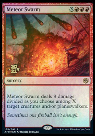 Meteor Swarm [Dungeons & Dragons: Adventures in the Forgotten Realms Prerelease Promos] | Jack's On Queen